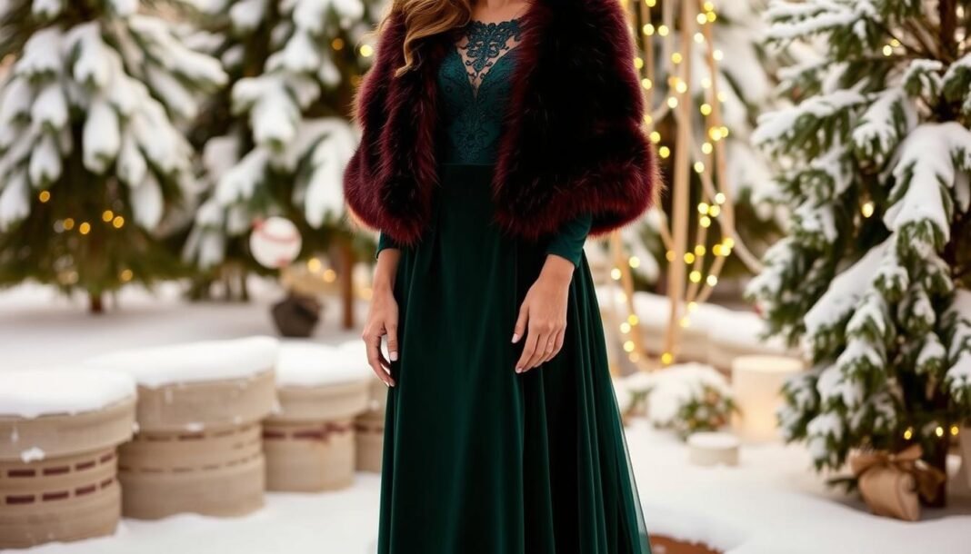 guest winter wedding dress